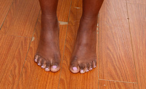 18 year old girl Kasey Chase submits to a dominant man wearing latex gloves